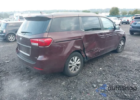 2017 Kia Sedona Lx из США, поврежденный, VIN KNDMB5C19H6282158